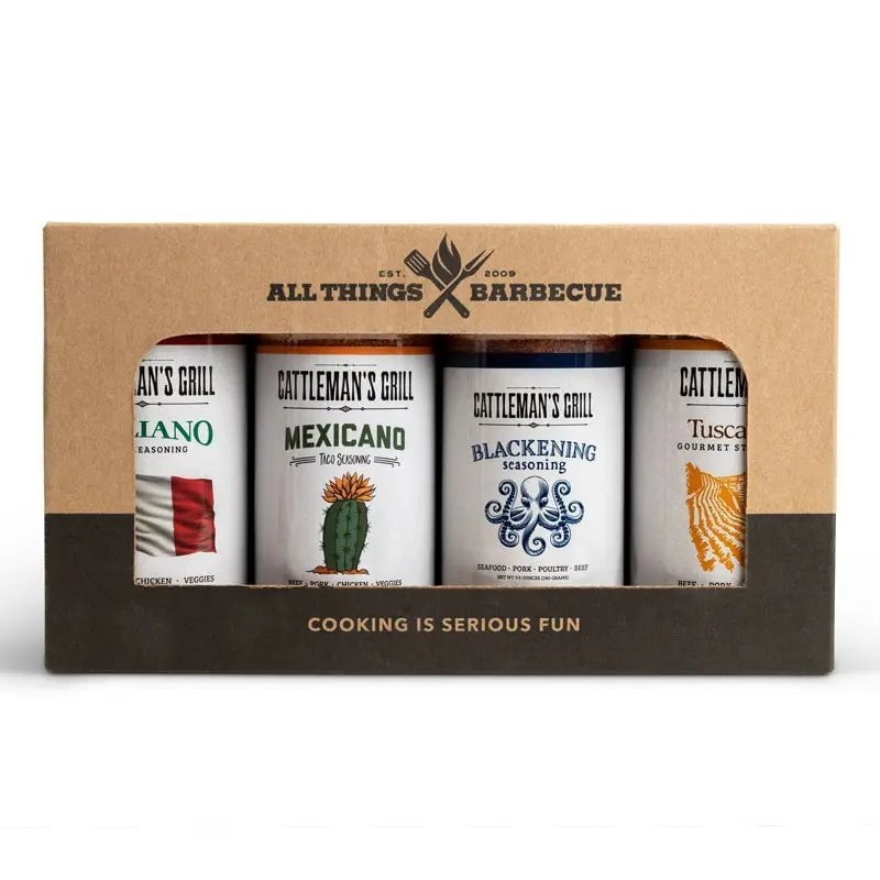 Taste of the World 4 Pack Rub Set