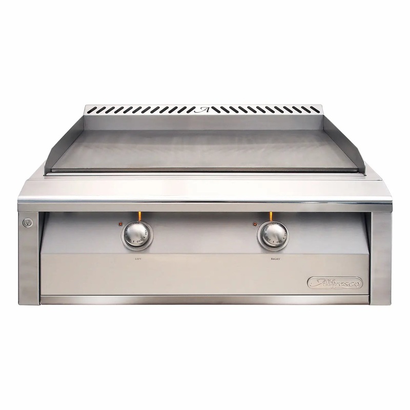 Alfresco 30" Built-In Dual-Zone Gas Griddle