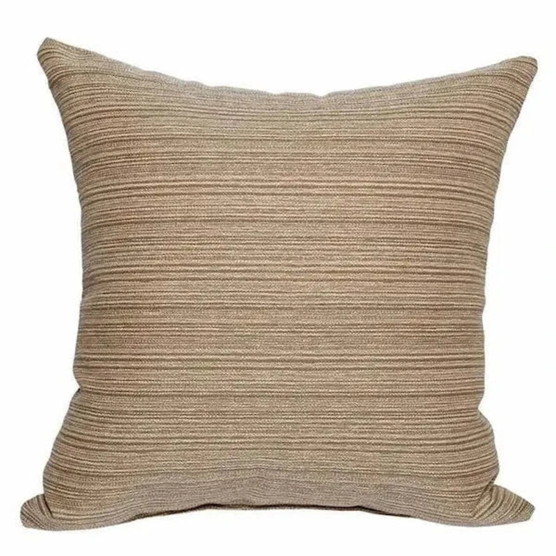Casual Cushion 15" Throw Pillow in Abaca Latte