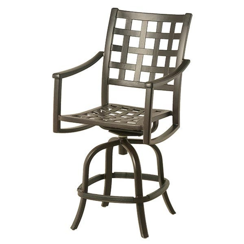 Hanamint Stratford Swivel Counter Height Stool - Set of 2