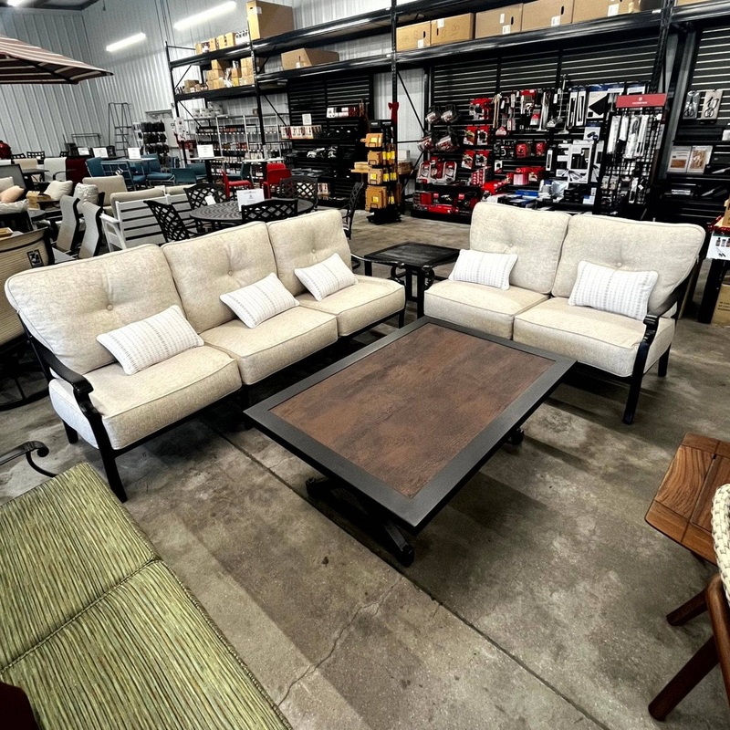 Local Special, Castelle Lounge Set, Antique Dark Rum Finish