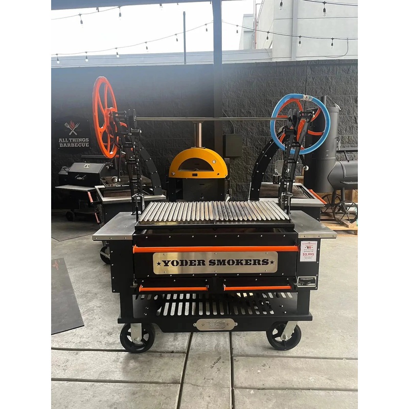 Local Special, Gently Used, Yoder Smokers 42" El Dorado Santa Maria Charcoal BBQ Grill