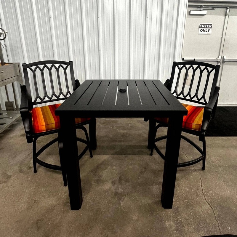 Local Special, Hanamint 36" Sherwood Counter Height Table with (2) Hanamint Lancaster  Chairs