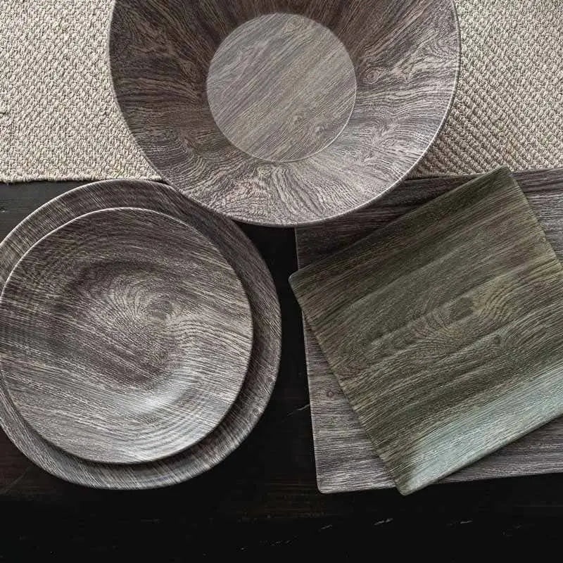 Merritt Heartwood Melamine Dinnerware Collection