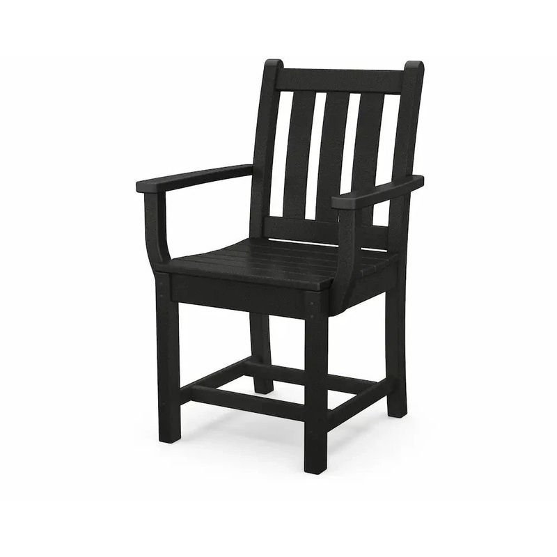 POLYWOOD Traditional Garden Dining Arm Chair