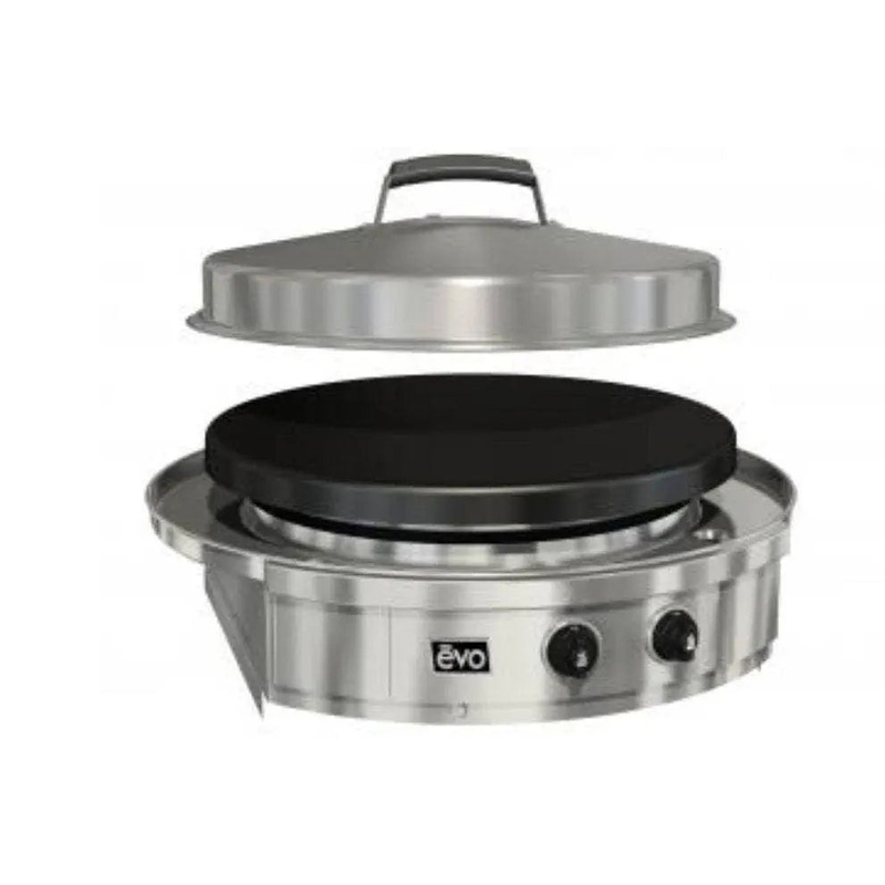 EVO Affinity 30G Built-In Flat-Top Gas BBQ Grill