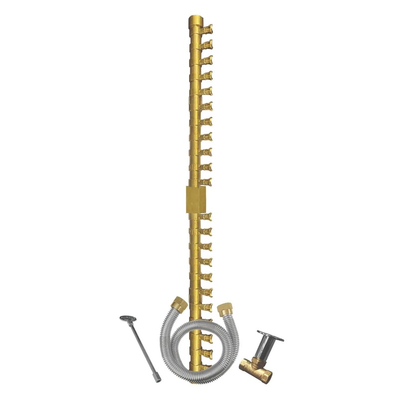 FireGear Pro Series Brass T-Style Burner Kit