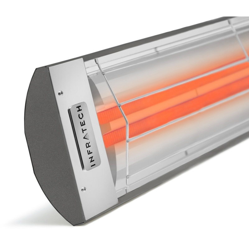 Infratech CD-6024 Series Dual Element 61.25" Infrared Electric Patio Heater, 240 Volt