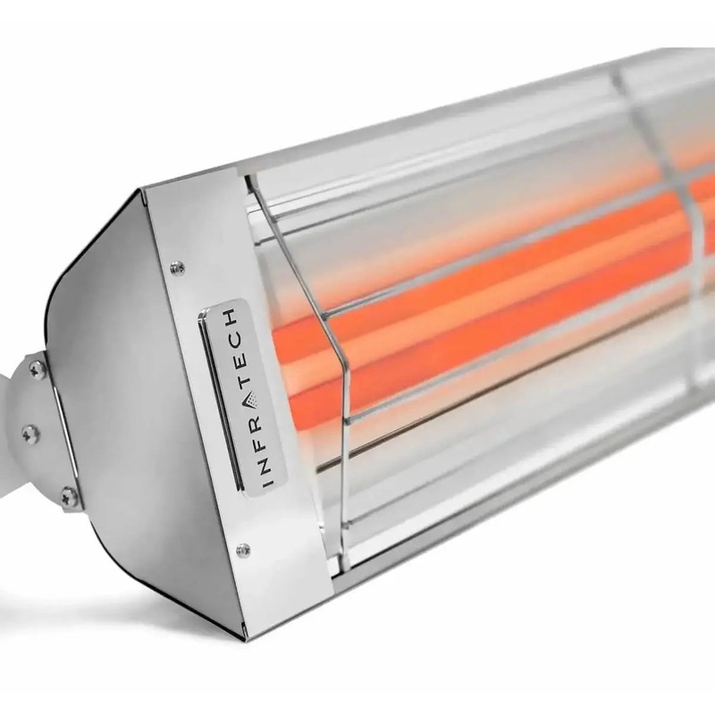 Infratech WD-6024 Series Dual Element 61.25" Infrared Electric Patio Heater, 240 Volt