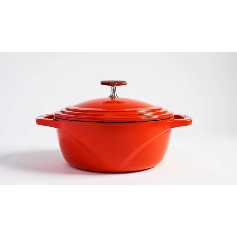 Lodge USA Enamel Dutch Oven, 4.5 Quart