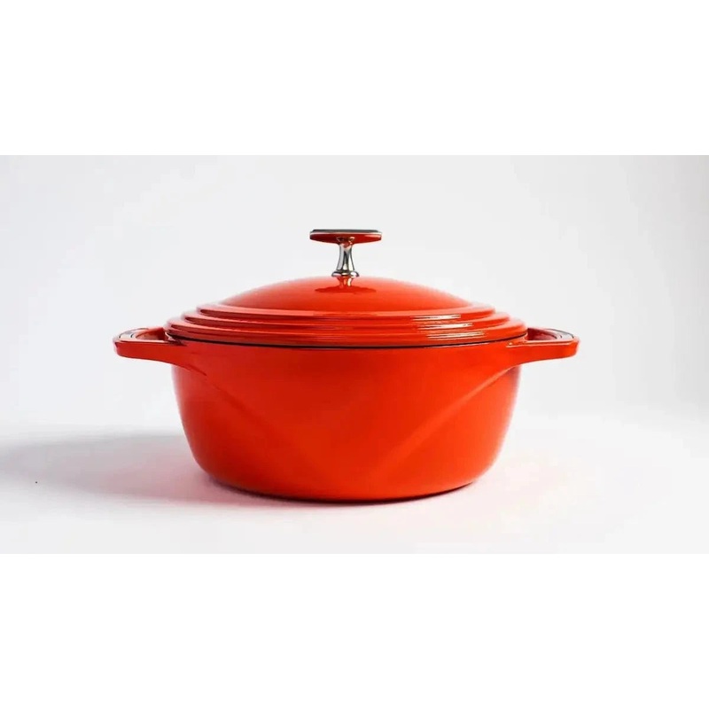 Lodge USA Enamel Dutch Oven, 6 Quart