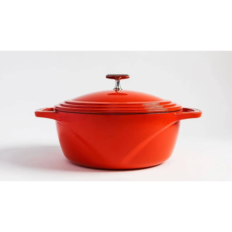 Lodge USA Enamel Dutch Oven, 7.5 Quart