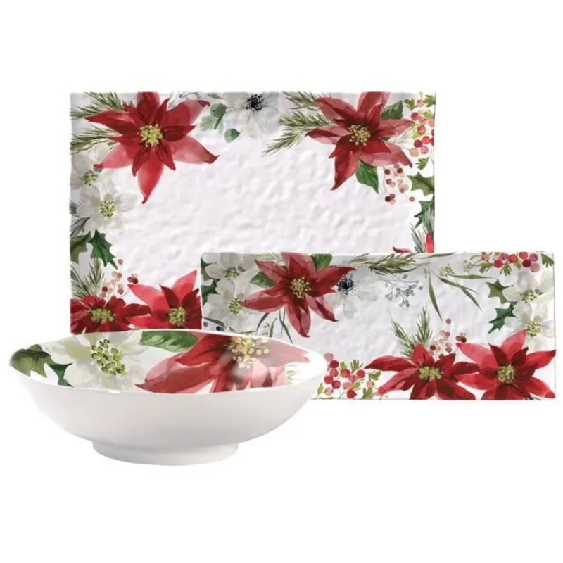 Merritt Poinsettia Dinnerware Collection