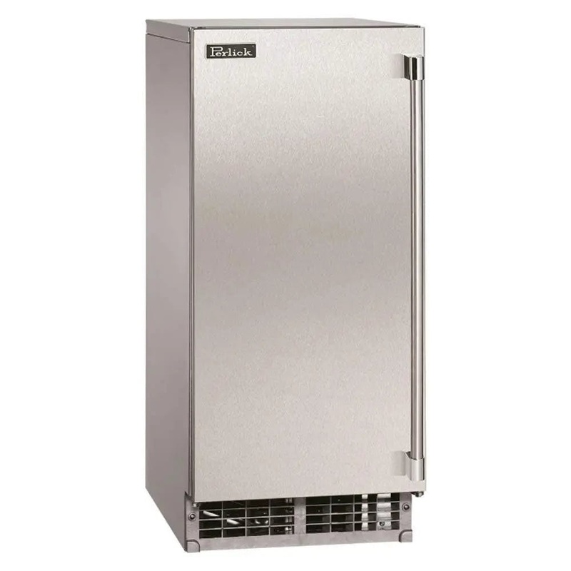 Perlick H50 Signature Series Clear Ice Maker, Stainless Steel Solid Door