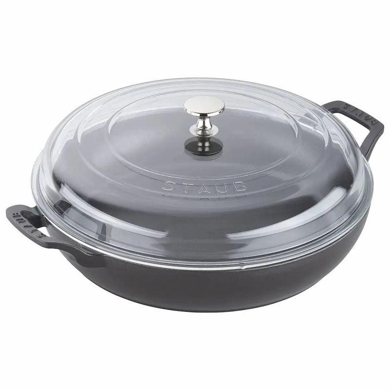 Staub 3.5-Quart Braiser with Glass Lid