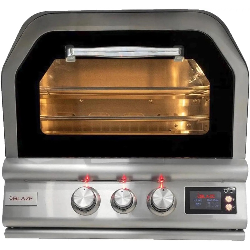 Blaze 26-Inch Gas Outdoor Pizza Oven With Rotisserie