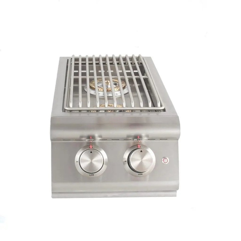 Blaze Premium LTE Double Side Burner with Lights