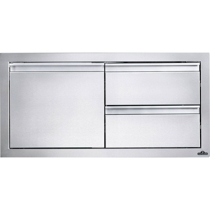 Napoleon 36" X 16" Single Door & Double Drawer Combo