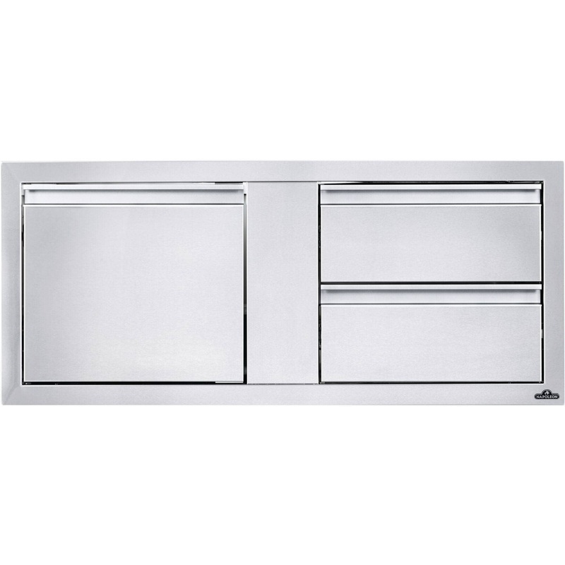 Napoleon 42" X 16" Single Door & Double Drawer Combo