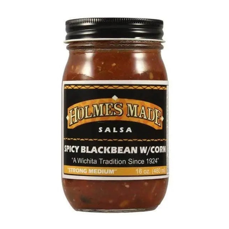 Holmes Made Spicy Blackbean with Corn Salsa