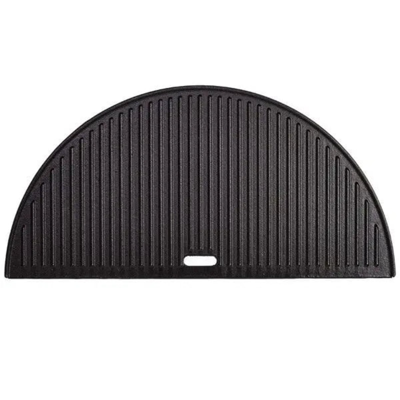 Kamado Joe Half Moon Cast Iron Reversible Griddle for Big Joe 24" Grill