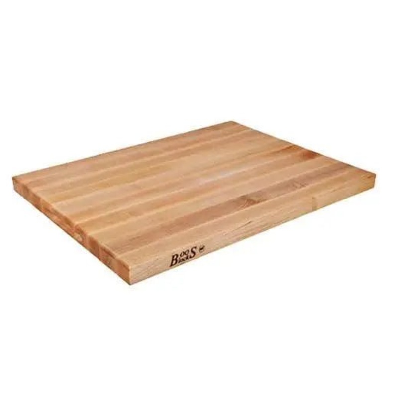 Boos Block R01 Maple Wood Cutting Board, 18" x 12" x 1.5"