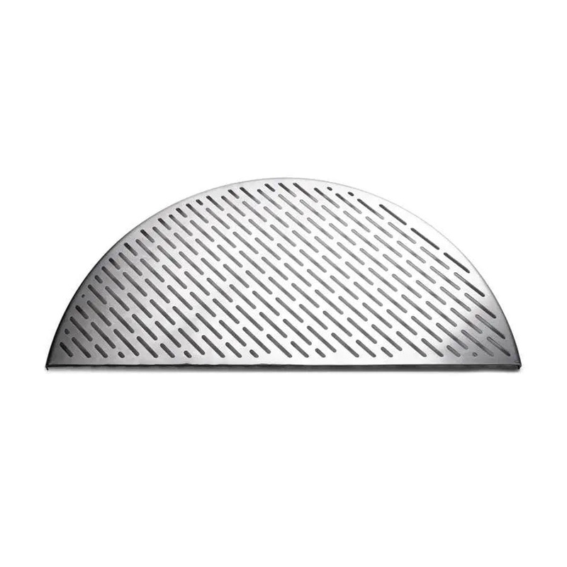 Kamado Joe Classic Joe Stainless Steel Half Moon Cooking Surface