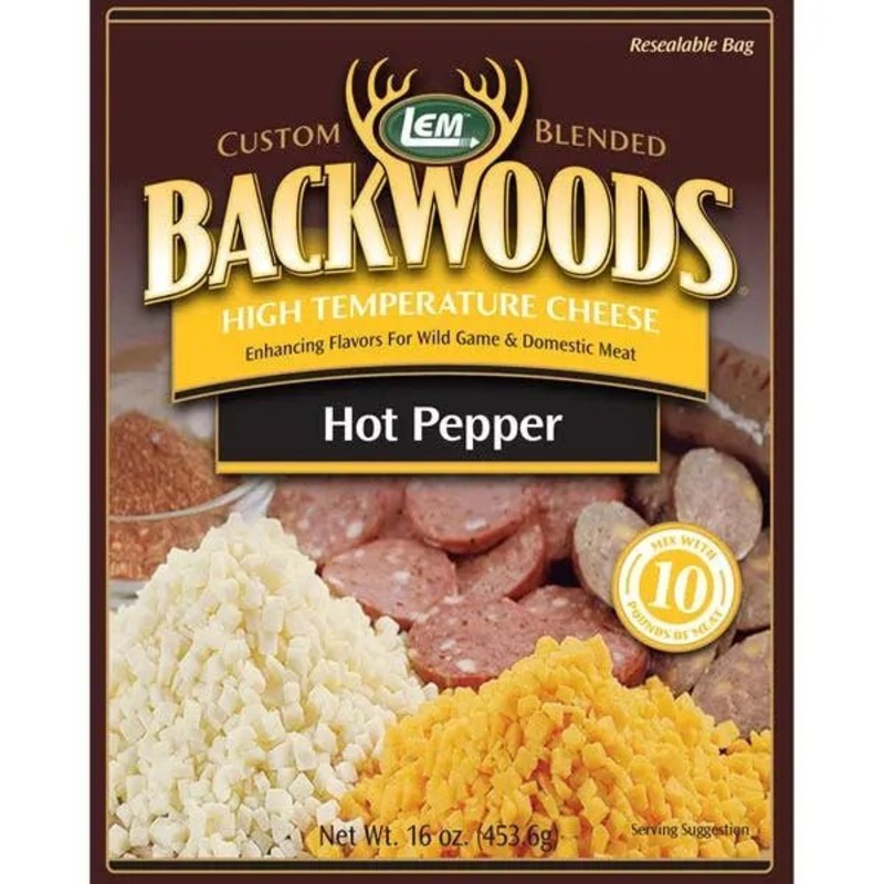 LEM Products Backwoods High-Temperature Hot Pepper Cheese