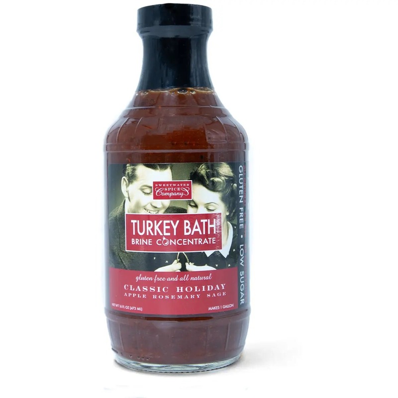 Sweetwater Spice Apple Rosemary Sage Classic Holiday Turkey Bath Brine Concentrate