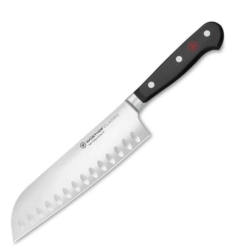 Wusthof Classic 7" Santoku Knife with Hollow Edge
