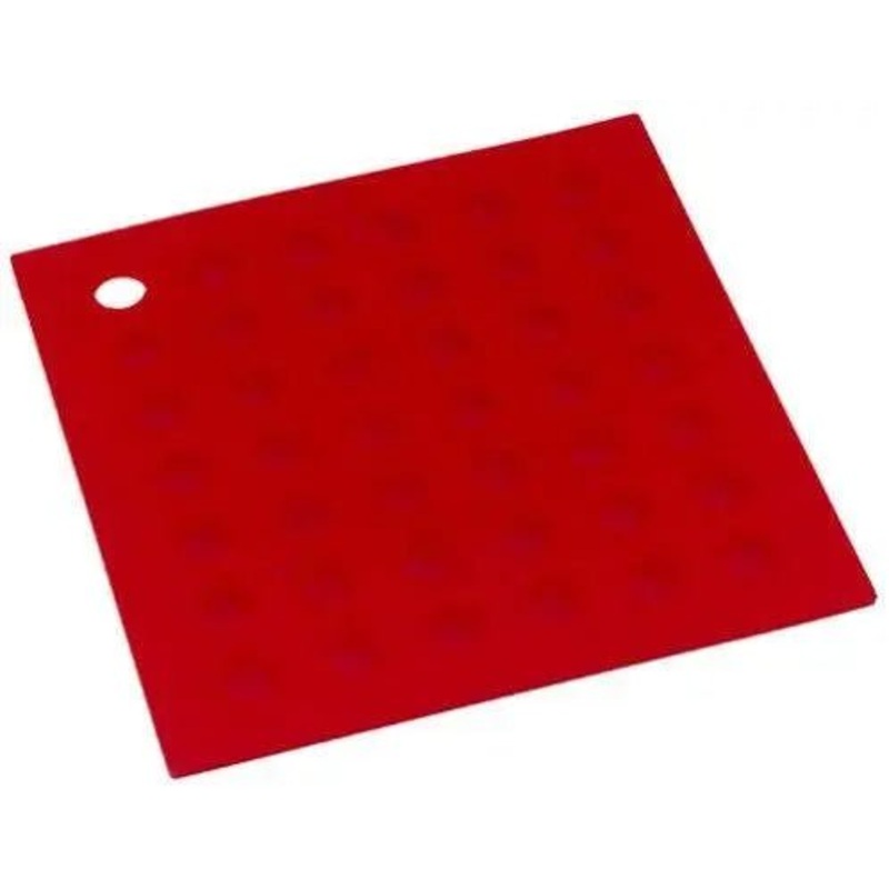 Lamson HotSpot Red 7x7 Silicone Potholder and Trivet