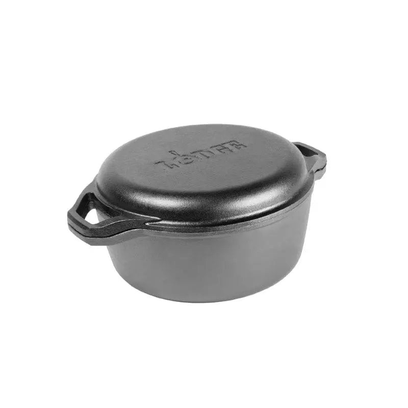 Lodge Chef Collection 6-Quart Double Dutch Oven