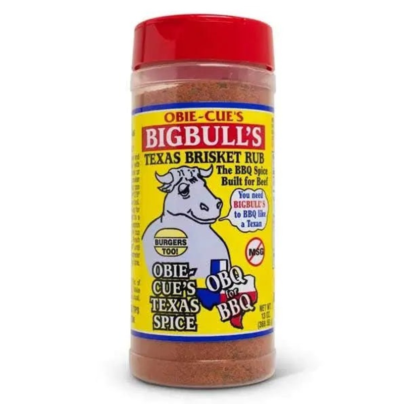 Obie-Cue's Big Bull's Texas Brisket Seasoning, 13oz