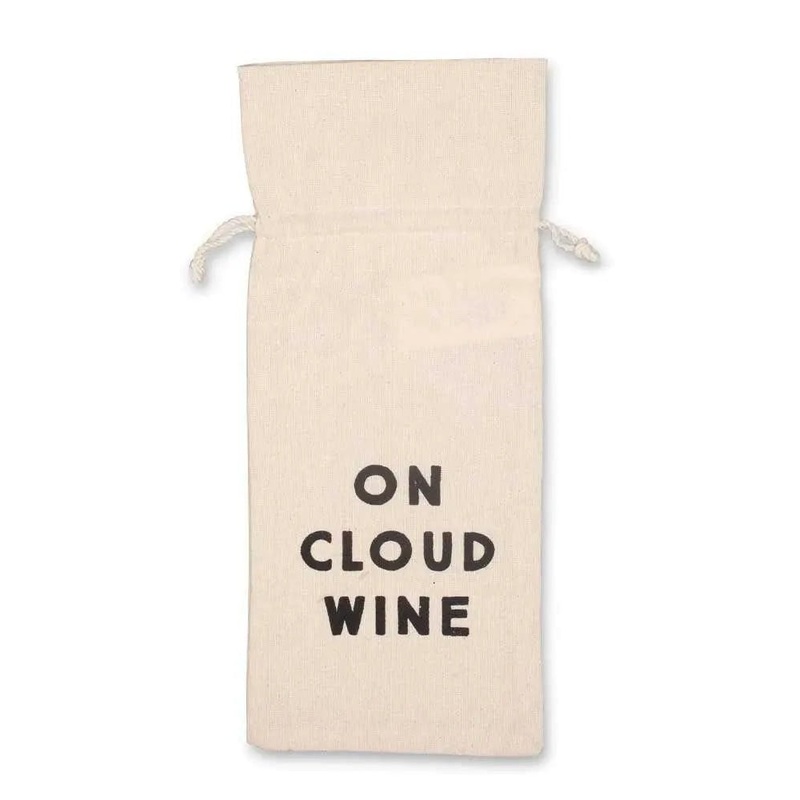 "On Cloud Wine" Cotton Wine Bag