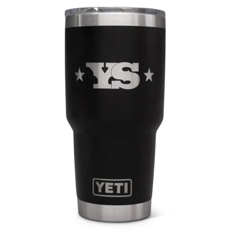 YETI Rambler 30 oz Tumbler with Yoder Smokers Logo