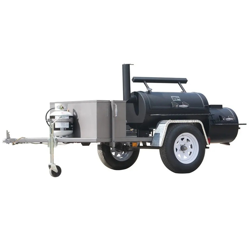 Yoder Smokers 20" Santa Fe Trailer Mounted Offset Smoker