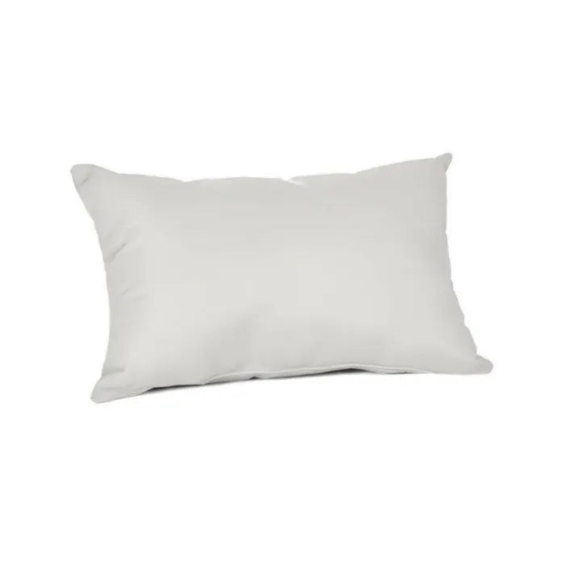 Casual Cushion 19" x 12" Throw Pillow in Canvas White
