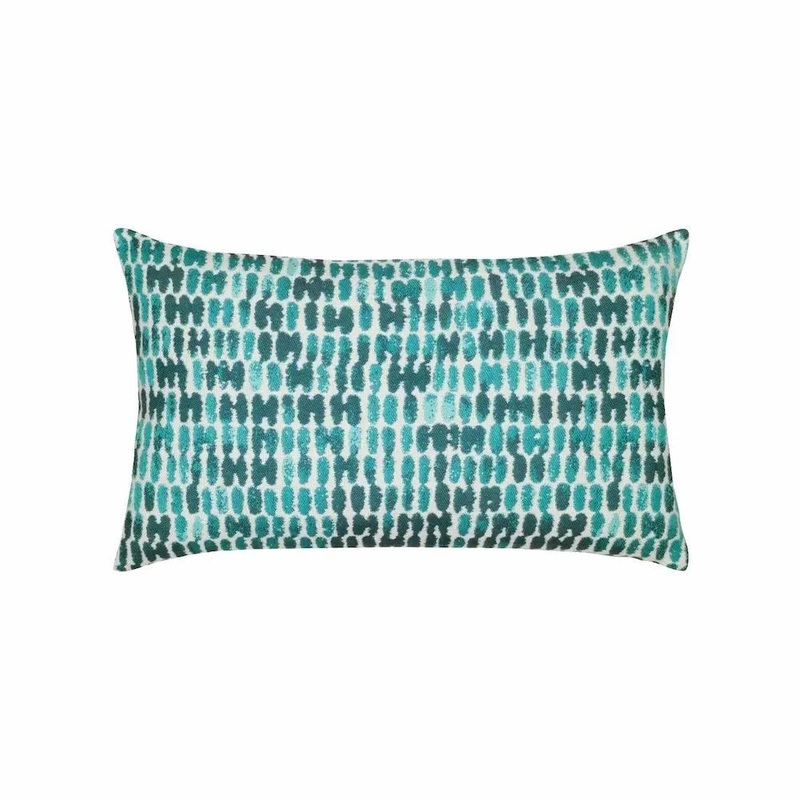 Elaine Smith Thumbprint Aruba Lumbar Pillow