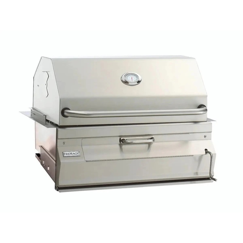 Fire Magic Built-In Stainless Steel 30" Charcoal BBQ Grill