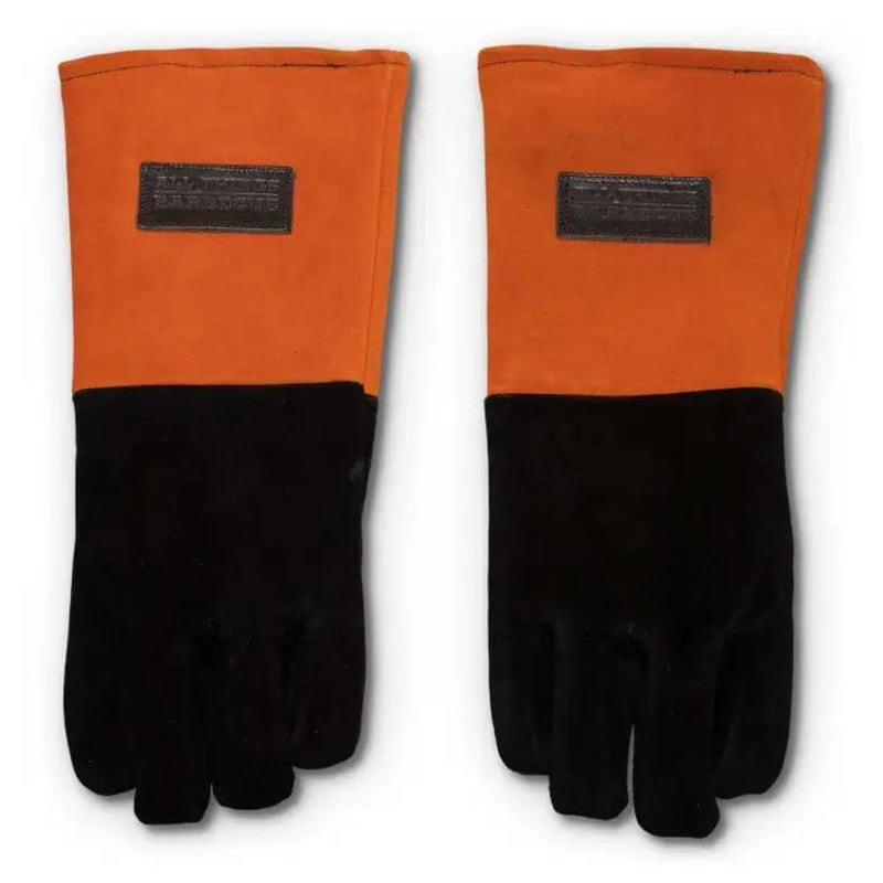 Long Leather BBQ Gloves