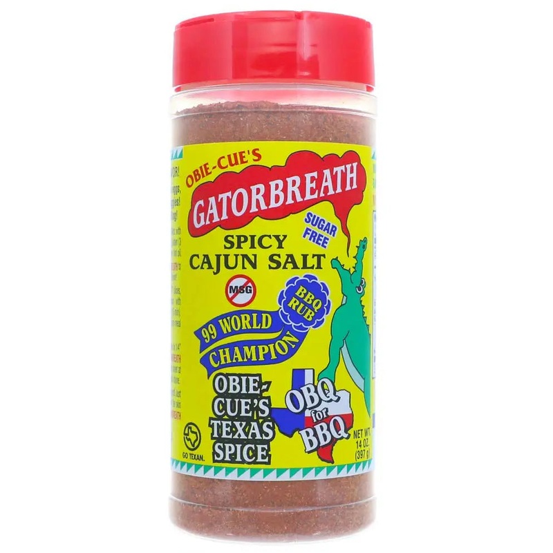 Obie-Cue's Gatorbreath Seasoning 14oz