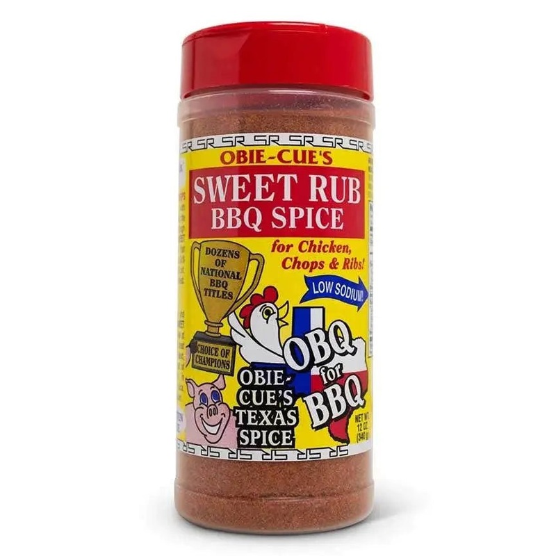 Obie-Cue's Sweet Rub BBQ Spice, 12oz