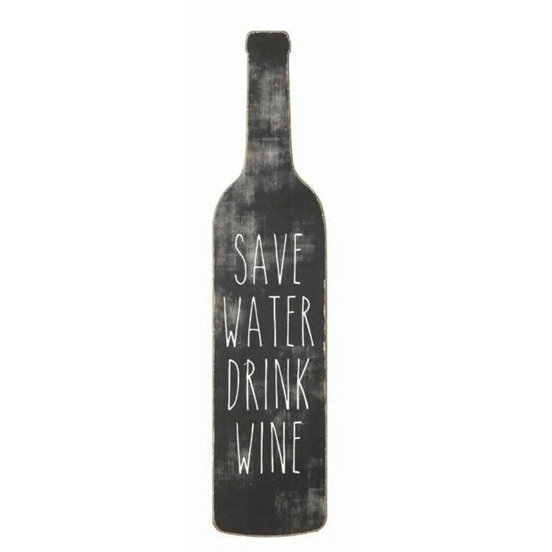 Save Water Drink Wine Wall Decor
