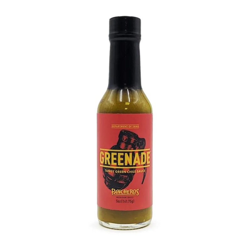 Greenade Green Chile Hot Sauce by Panchero's Mexican Grill