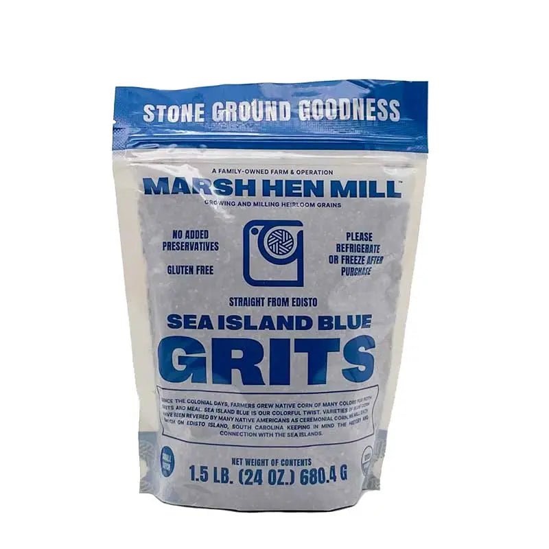 Marsh Hen Mill Stone Ground Sea Island Blue Grits, 1.5lb