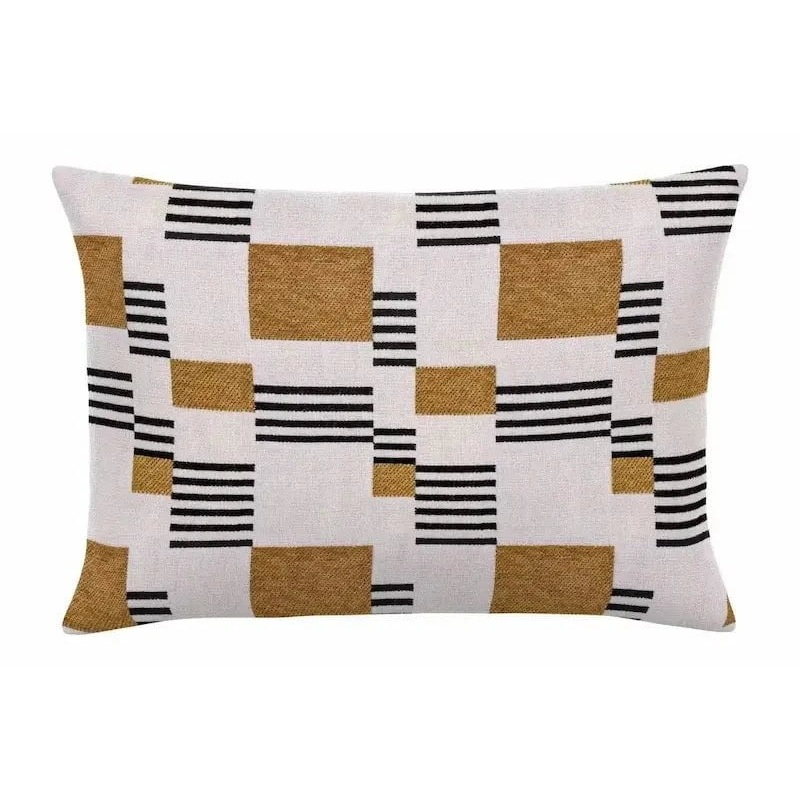Pavati Caramel 13" x 20" Lumbar Throw Pillow