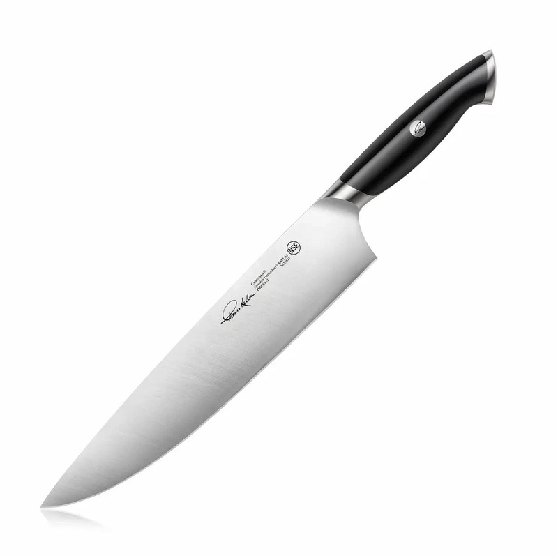 Thomas Keller Signature Collection Black 10in Chefs Knife w/Walnut Box