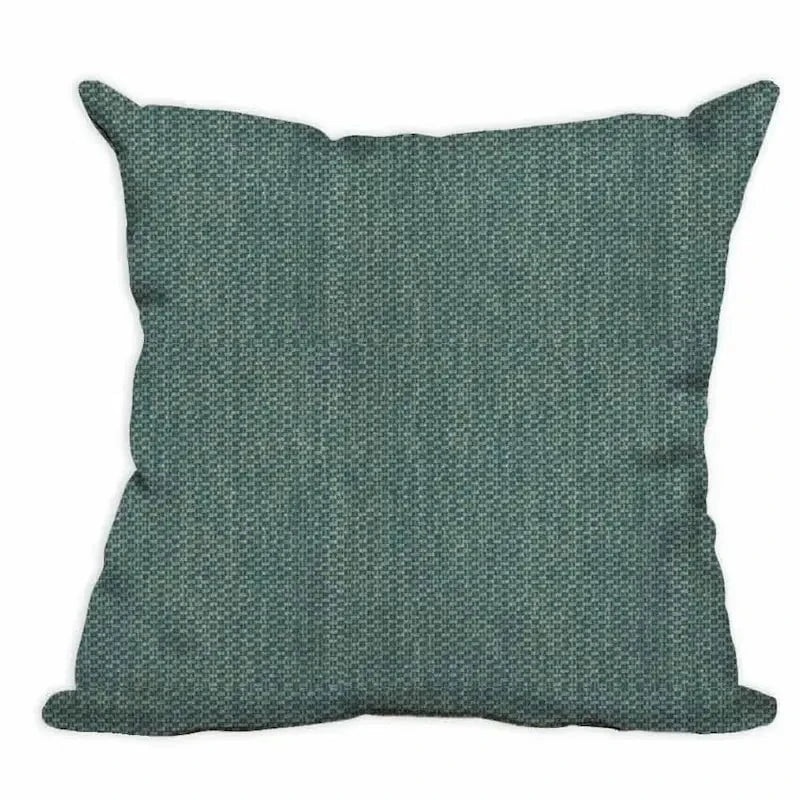 Casual Cushion 15" Throw Pillow in Tailored Lagoon