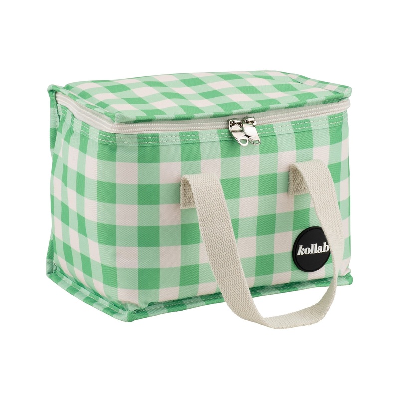 Kollab Lunch Box Insulated - Kelly Green Check