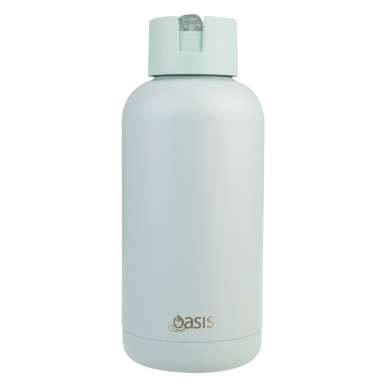 Oasis 'Moda' Ceramic Lined S/S Triple Wall Insulated Drink Bottle 1.5lt - Sea Mist